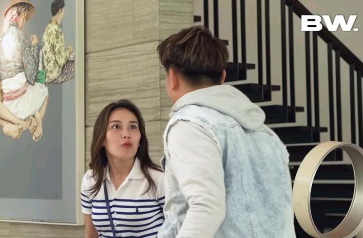 Momen Ayu Ting Ting ketemu Oma Boy William (YouTube/BW.)