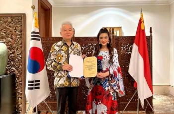 10 Potret Ashanty Dinobatkan Jadi Duta Kehormatan oleh Korsel, Bikin Bangga!