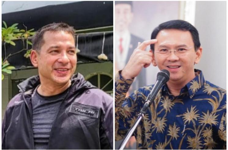 Ari Wibowo dan Ahok (Instagram/@ariwibowo_official/@basukibtp)