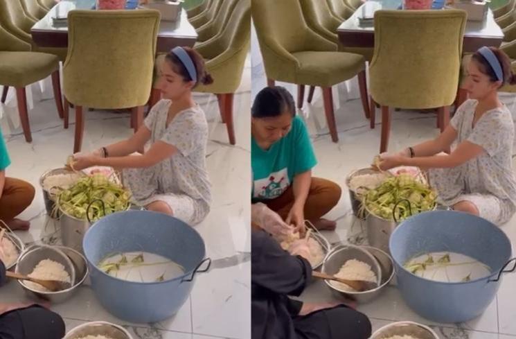 Potret Ussy Sulistiawaty Masak Besar saat Lebaran (instagram/ussypratama)