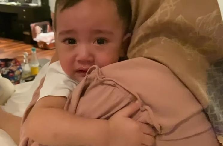 Potret Rayyanza Tangisi Sus Rini yang Jatuh (YouTube Rans Entertainment)