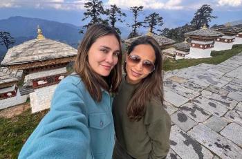 12 Potret Luna Maya di Bhutan, Cantik dan Pancarkan Aura Positif