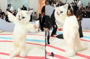 12 Potret Artis di Met Gala 2023, Jared Leto dan Doja Cat Cosplay Jadi Kucing