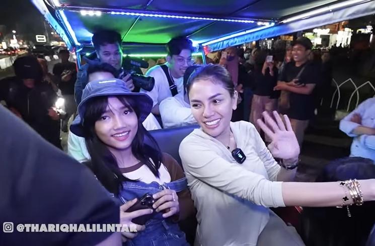 Potret Akrab Nikita Mirzani dan Fuji (YouTube/Thariq Halilintar)