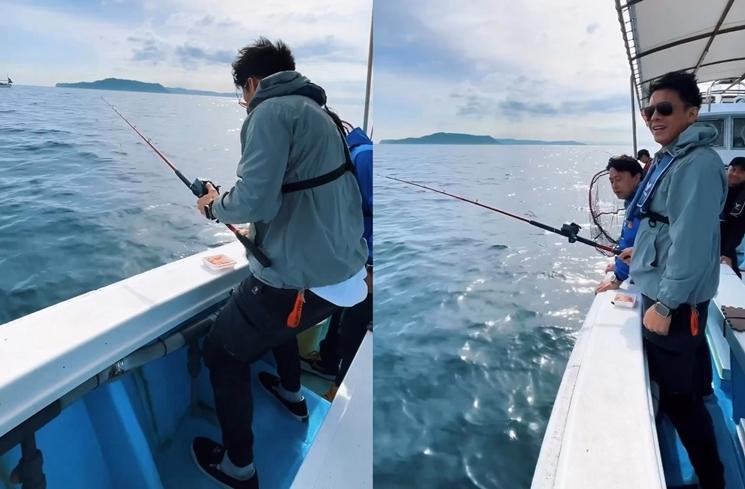 Potret Ariel NOAH Mancing di Laut Jepang (instagram/@arielnoah)