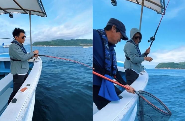 Potret Ariel NOAH Mancing di Laut Jepang (instagram/@arielnoah)