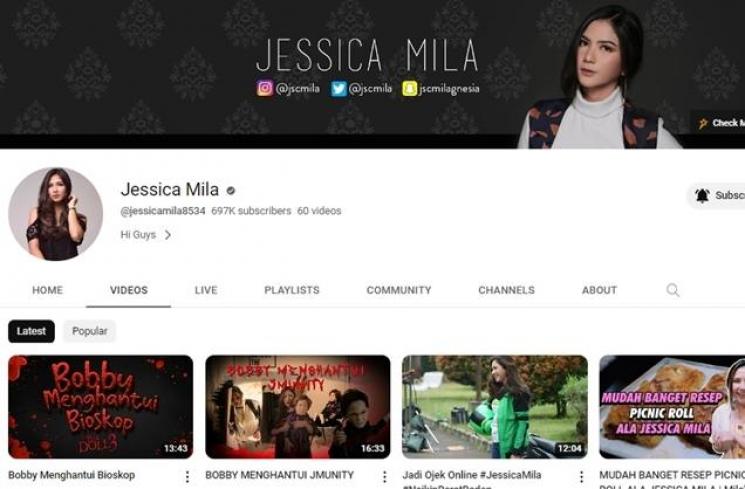 Sumber Kekayaan Jessica Mila (YouTube/Jessica Mila)