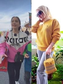Adu Gaya Nagita Slavina Vs Syahrini(raffinagita1717/@princessyahrini)