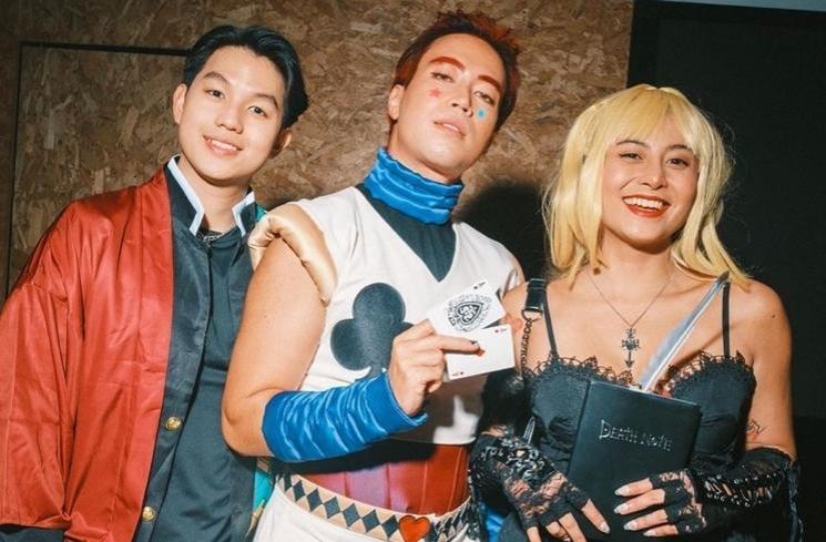 Gaya Seleb Cosplay Anime di Pesta Ultah Geng Aries (instagram/@vidialdiano)