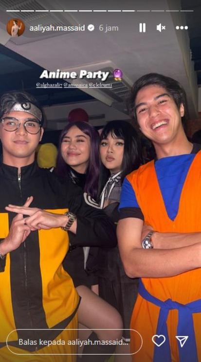 Potret Aaliyah Massaid di Pesta Ultah Geng Aries(Instagram/@aaliyah.massaid)