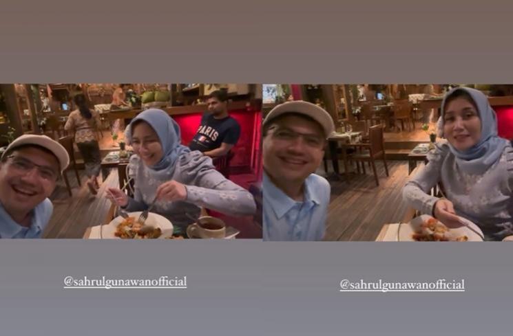 Potret Honeymoon Sahrul Gunawan dan Istri (instagram/@sahrulgunawanofficial)
