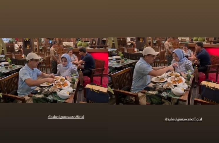 Potret Honeymoon Sahrul Gunawan dan Istri (instagram/@sahrulgunawanofficial)