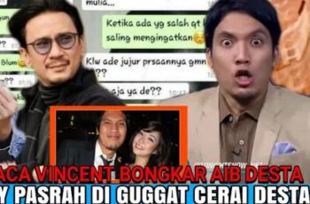 CEK FAKTA: Kasihan dengan Natasha Rizki, Vincent Rompies Bongkar Chat Cabul Desta dan Selingkuhan