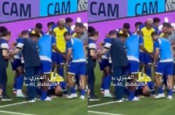 Detik-detik Cristiano Ronaldo Sujud usai Cetak Gol: Pertanda Mau Login?