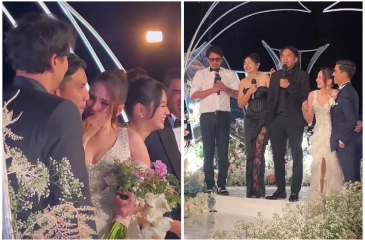 Desta di pesta pernikahan Enzy Storia (Instagram/@vidialdiano)