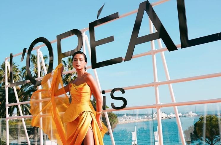 Potret Putri Marino di Cannes Film Festival 2023 (Instagram/@putrimarino)