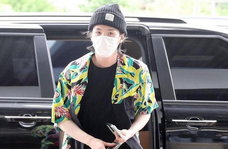 Suga BTS berangkat ke Jepang (Instagram/@minyoongi_loml)