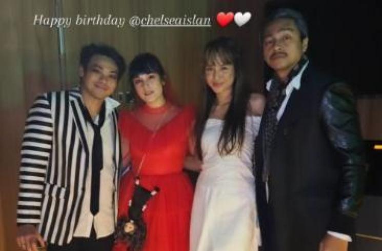 Potret Ulang Tahun Chelsea Islan. (Instagram/miktambayong)