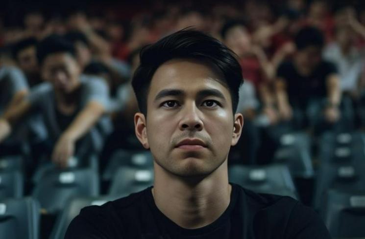 Potret Rafathar jadi pemain timnas versi AI. (Instagram/raffinagita1717)