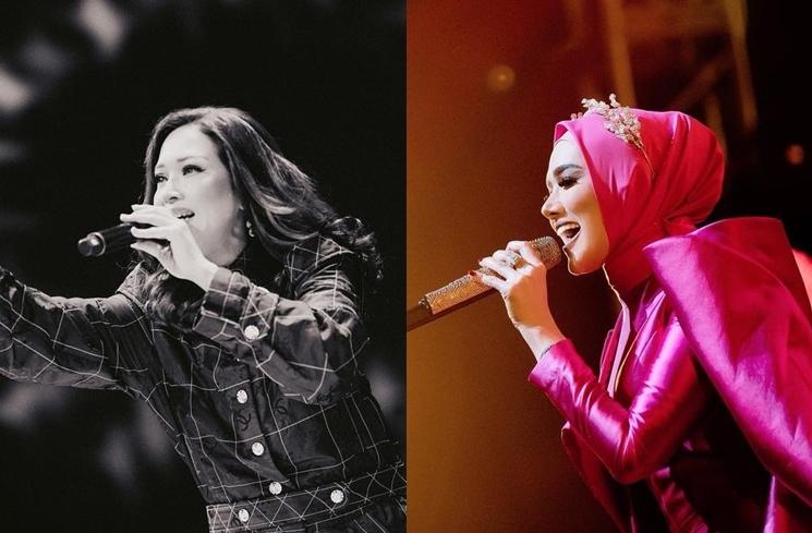 Adu Gaya Maia Estianty vs Mulan Jameela (instagram/@maiaestiantyreal/@mulanjameela1)