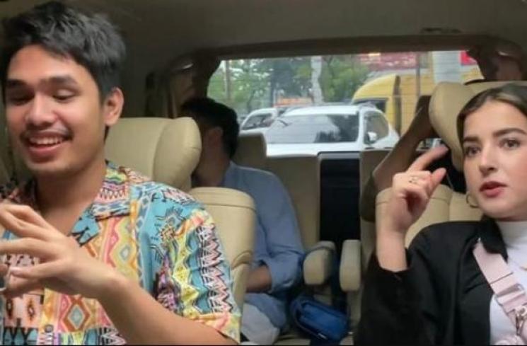 Potret Kompak Tasya Farasya dan Galih Soedirdjo. (YouTuber/Tasya Farasya)