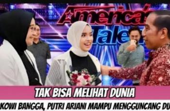 CEK FAKTA: Merasa Bangga, Preisden Jokowi Kasih Uang Rp7 Triliun ke Putri Ariani