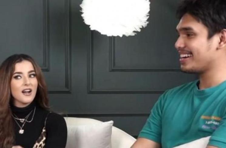 Potret Kompak Tasya Farasya dan Galih Soedirdjo. (YouTuber/Tasya Farasya)