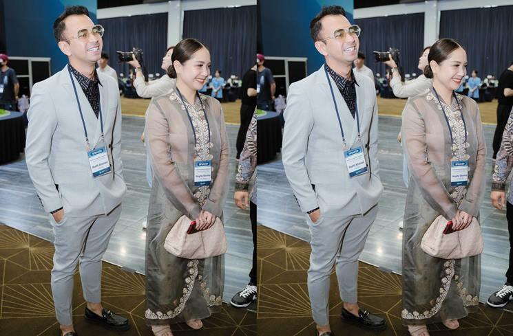 Raffi Ahmad dan Nagita Slavina di Korea Selatan. (Instagram/@raffinagita1717)