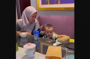 8 Momen Rayyanza Ngobrol Pakai Bahasa Sunda dengan Nicky Astria, Bodor Banget!