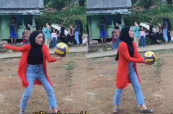 Goyangan Tubuh Lesti Kejora saat Main Voli Bikin Ketar-ketir: Ngeri Takut Patah