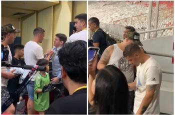 Detik-detik Messi Datang ke Preskon Timnas Indonesia vs Argentina Viral: Akhirnya Nongol Juga