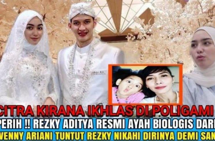 Cek fakta: Citra Kirana rela dipoligami, Rezky Aditya nikahi Wenny Ariani (YouTube/Vemi Liar)