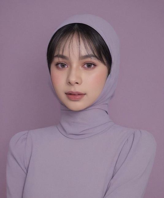 Potret Artis Berhijab Ikutan Trend AI Korea. (Instagram/dillajaidi)