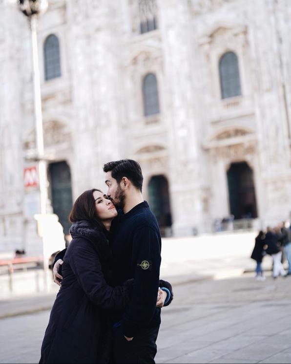 Potret Mesra Syahnaz Sadiqah dan Jeje Govinda(Instagram/@syahnazs)