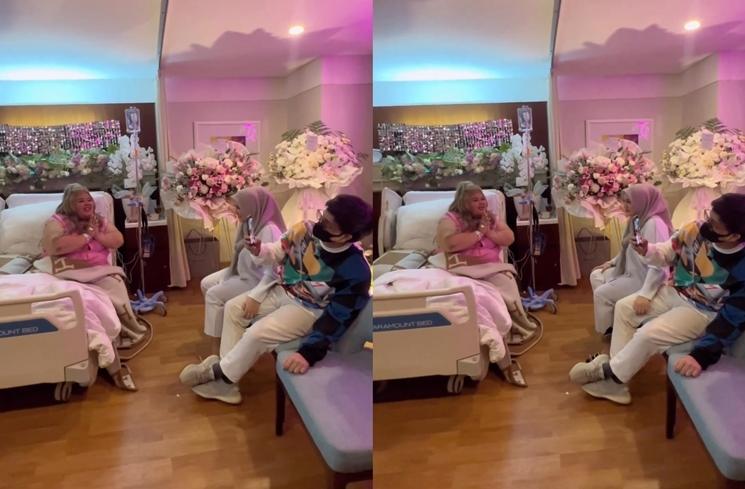 Potret Aurel Hermansyah Jenguk Shindy Samuel (instagram/@aurelie.hermansyah)
