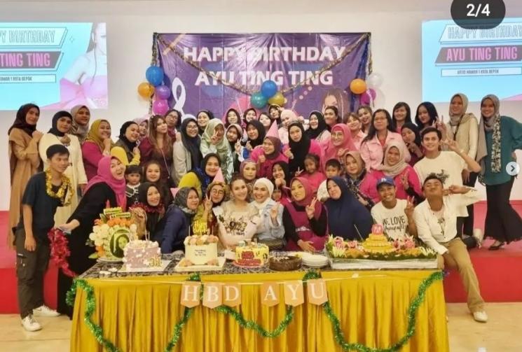 Potret ulang tahun Ayu Ting Ting ke-31. (Instagram/@ayutingting92)