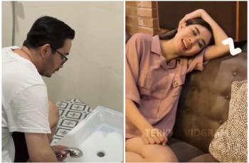 Video Jeje Govinda Sikat WC Sendirian Viral, Syahnaz Sadiqah Auto Dirujak: Gak Becus Jadi Istri!