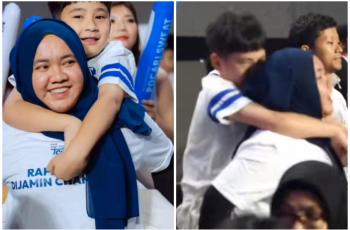 Detik-detik Rafathar Mau Muntah Cium Hijab Mba Lala Viral, Adabnya Tuai Pujian: Salut!