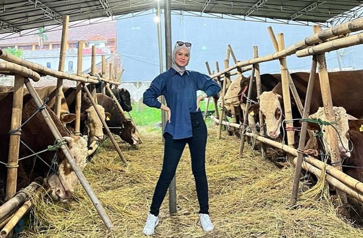Potret Delia Septianti Jadi Juragan Sapi (Instagram/deliaseptianti)