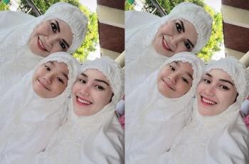 10 Potret Anak Artis Ikut Salat Idul Adha, Ada yang Ketiduran
