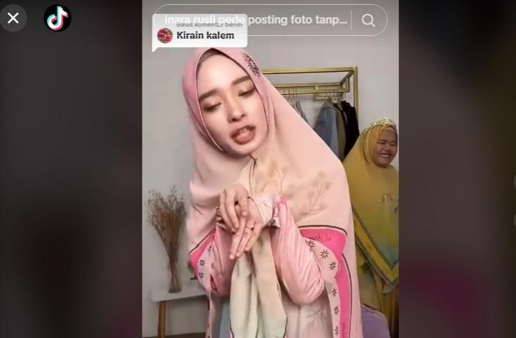 Momen Inara Rusli Live Tiktok Banjir Hujatan (TikTok/@imalaura18)