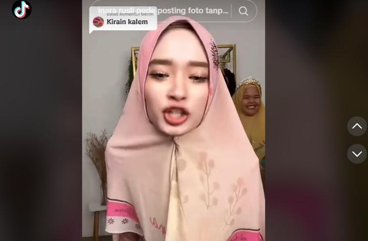 Momen Inara Rusli Live Tiktok Banjir Hujatan (TikTok/@imalaura18)