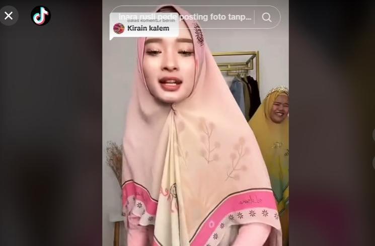 Momen Inara Rusli Live Tiktok Banjir Hujatan (TikTok/@imalaura18)