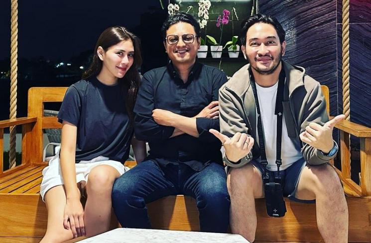 Syahnaz Sadiqah, Nanda Persada, dan Jeje Govinda (instagram/nandapersada)