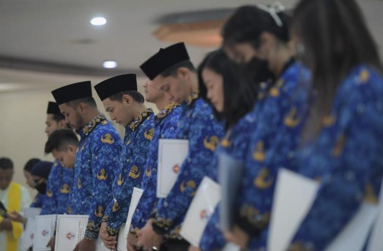 Potret Anthony Ginting, Jonathan Christie, dan Atlet Badminton Diangkat Jadi PNS. (Instagram/@badmintan.ina)