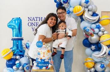 9 Momen Ulang Tahun Anak Regina Ivanova, Dirayakan Sederhana dengan Tema Luar Angkasa
