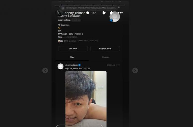 Denny Caknan Bongkar Persiapan Malam Pertama. (Instagram/denny_caknan)
