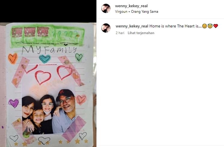 Potret suami Wenny Ariani dan Kekey (Instagram/@wenny_kekey_real)