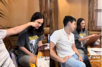 Pipinya Dicubit Maxime Bouttier, Ekspresi Salting Luna Maya Bikin Gemas
