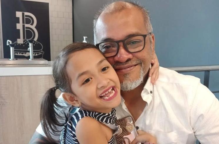 Potret suami Wenny Ariani dan Kekey (Instagram/@wenny_kekey_real)